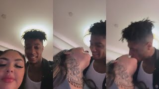 BlueFace Singing To BM Jaidyn In Hotel Hallway [upl. by Grounds]