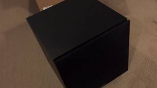 Cambridge Audio SX120 Subwoofer Unboxing [upl. by Mikal]