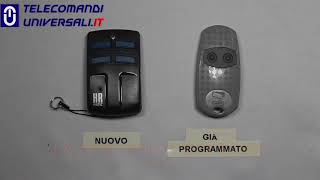 Come Programmare un telecomando HR Multi 2 con un telecomando a codice fisso [upl. by Ditzel]