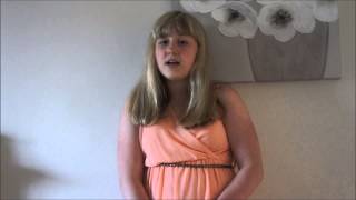 Megan Hill aged 11 singing sweet nightingale W H Anderson ABRSM grade 2 [upl. by Stenger]