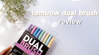 Review Tombow Dual Brush ¿VALEN LA PENA [upl. by Jabez681]