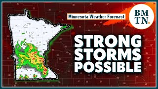 Where severe storms could strike in Minnesota on Wednesday [upl. by Idoux]