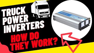 Power Inverters for Trucks How Do They work Trucking Tips [upl. by Victoir628]