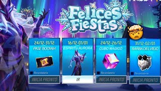 LLEGA la NUEVA ACTUALIZACION de NAVIDAD y REGALOS en FF LATAM 🎁😁 regalos felices fiestas [upl. by Eimak935]