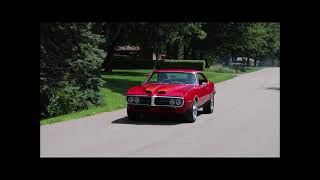 1968 Pontiac Firebird burnout video [upl. by Nnylahs]