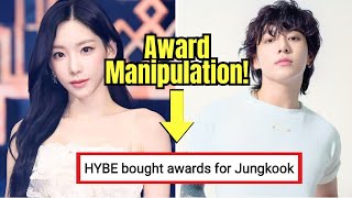 Fans Claim HYBE Bought Jungkooks Awards at 2024 Melon Awards Amid Taeyeon Snub [upl. by Cele]