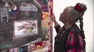 Artist Faith Ringgold talks about the process of creating the Tar Beach story quilt [upl. by Kcirddes]