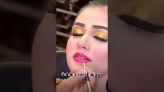 Golden eyes makeup andmakeuptutorial 💄 makeup kasheesbeautyparlor [upl. by Rawdin902]