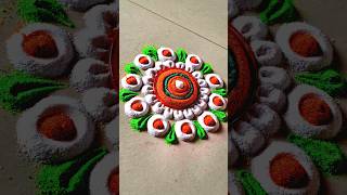 Satisfying Rangoli Videoviraltrending shorts shortvideoshortsfeedasmrytshorts trending [upl. by Namie720]