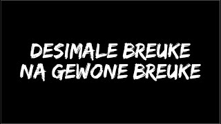 Desimale breuke na gewone breuke [upl. by Notsrik911]