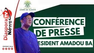 🛑 DIRECT Conférence de presse directe Amadou Ba [upl. by Bubb]