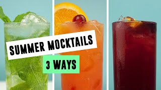 Super Simple Summer Mocktails 3 Ways  SO VEGAN [upl. by Devinne]