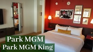 Park MGM Las Vegas  Park MGM King Room [upl. by Westley346]