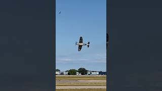 P47 Thunderbolt “Bonnie” tearing it up at EAA AirVenture oshkosh [upl. by Ayvid439]