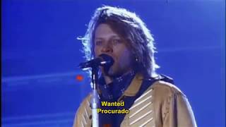 BON JOVI  WANTED DEAD OR ALIVE LEGENDADO EM PT [upl. by Trebeh]