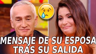 😥El MENSAJE de Chiquinquirá Delgado a su PAREJA Jorge Ramos tras su SALIDA de Univision [upl. by Yr133]