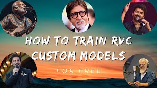 Train RVC Custom Voice Model for Any Voice No GPU Required [upl. by Hamon]