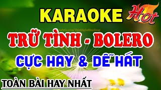 KARAOKE Liên Khúc Nhạc Vàng  Bolero  Sến Karaoke DỄ HÁT NHẤT  Nhạc Sống Karaoke [upl. by Githens]