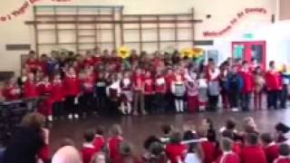 Welsh National Anthem  St Davids Day [upl. by Eardnaed]