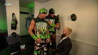 Hornswoggle confronts DX [upl. by Suilenrac154]