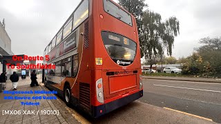 Stagecoach Midlands ADL Enviro 400 Voith Trident MX06 XAK  19010 [upl. by Nawad511]