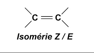 Isomérie Z et E  double liaison C  C [upl. by Amo]