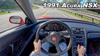 1991 Acura NSX  The Japanese Supercar You Need to Drive POV Binaural Audio [upl. by Anirec264]