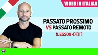 Learn Intermediate Italian Grammar PASSATO PROSSIMO  PASSATO REMOTO Learn Italian Online LIVE IT [upl. by Ahsinroc950]