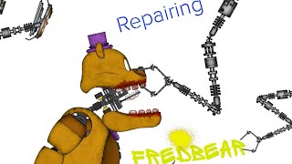 DC2 FNAF REPAIRING EP 1 FREDBEAR [upl. by Chrysler]