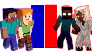 All Forms Steve amp Alex vs Herobrine amp Entity 303 [upl. by Wolfort]