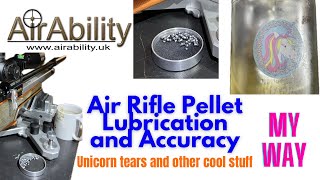 77 Air Rifle Pellet Lubrication for Benchrest  MY WAY [upl. by Llarret]