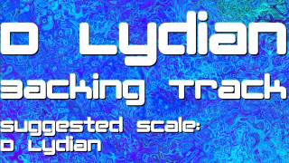 D Lydian Backing Track Joe Satriani Style Tender Climatic [upl. by Sprung]