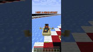 Minecraft Boat Racing at LIGHTSPEED wHerlox [upl. by Bully]