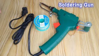 DeBaiLong Automatically Soldering Gun  Hand held Solder Iron Kit Welding Tool [upl. by Christan813]