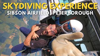 I went SKYDIVING for the FIRST TIME  VLOG  UK Parachuting Peterborough Sibson Experience [upl. by Savinirs]