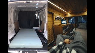 prestavba dodávky van conversion timelapse [upl. by Rigby202]