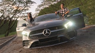 MercedesBenz A180 AMG Line review Attainable luxury vehicle [upl. by Ennadroj848]