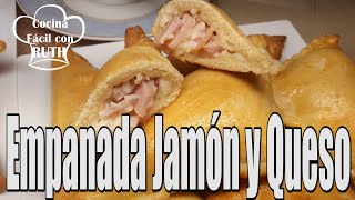 EMPANADAS DE JAMÓN Y QUESO  DELICIOSAS Y FÁCILES DE HACER [upl. by Coney]