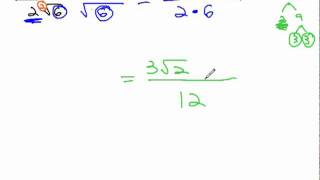 Rationalize Monomial Radical Denominator with Binomial Numerator [upl. by Evanne504]