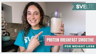 Protein Breakfast Smoothie for Weight Loss [upl. by Sulecram]