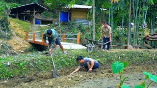 Journey of pond renovation to raise KOI fish PHIN amp DAN Together Building a strong embankment [upl. by Smaj]