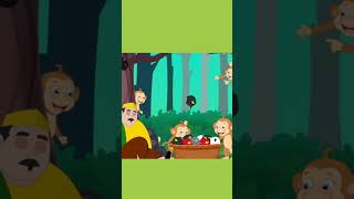 Monkey and capseller story in hindi kidscartoon cartoon kids childrenscartoon children follow [upl. by Tanney]