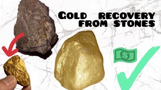 How to Extract Gold from Rocks [upl. by Aicekan]