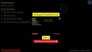 Syllogism Reasoning  Syllogism Reasoning In Bengali  Syllogism Reasoning Tricks ytshorts shorts [upl. by Ingamar]