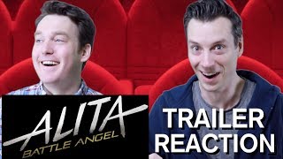 Alita Battle Angel  Official Trailer Reaction [upl. by Elbag]