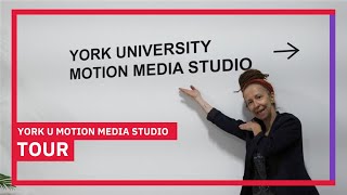 Tour the York U Motion Media Studio [upl. by Arteid768]