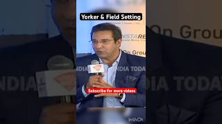 Yorker amp Field Setting for Fast Bowlers shorts yorkerking fastbowlingtips wasimakram [upl. by Reivaxe]