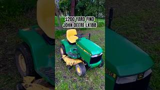 200 JOHN DEERE YARD FIND  REPAIRED FOR 80 amp SHES MOWING AGAIN [upl. by Malet]