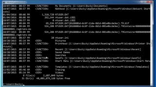 Windows Command Line Tutorial  2  Listing Files and Directories [upl. by Gnat459]