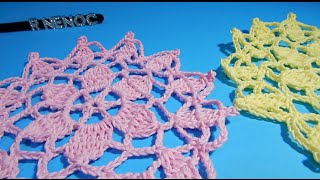 Motivo circular hojuela Ganchillo Crochet circular motif DIY [upl. by Onia]